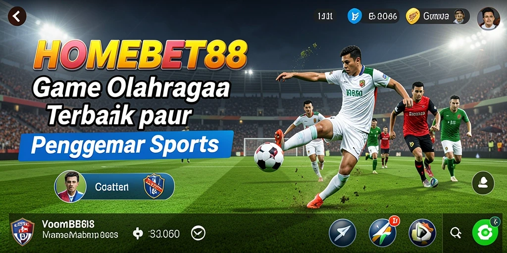 Screenshot utama HOMEBET88 menampilkan gameplay yang mendebarkan