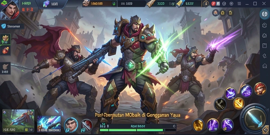 Tampilan gameplay seru dan karakter unik dalam HR89.