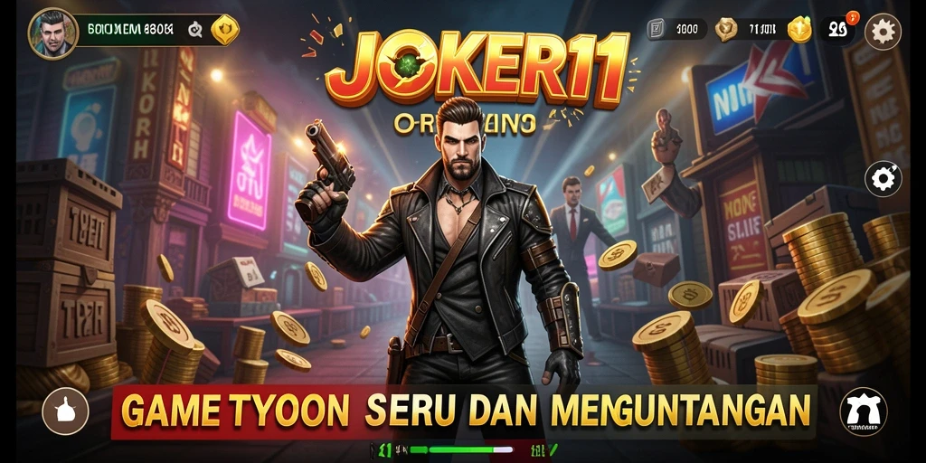 Screenshot utama menampilkan gameplay Tycoon yang menarik dan strategis.