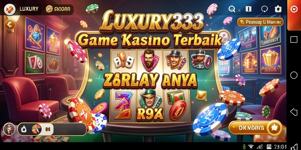 Gameplay kasino yang mengasyikkan di LUXURY333, menampilkan berbagai pilihan permainan.