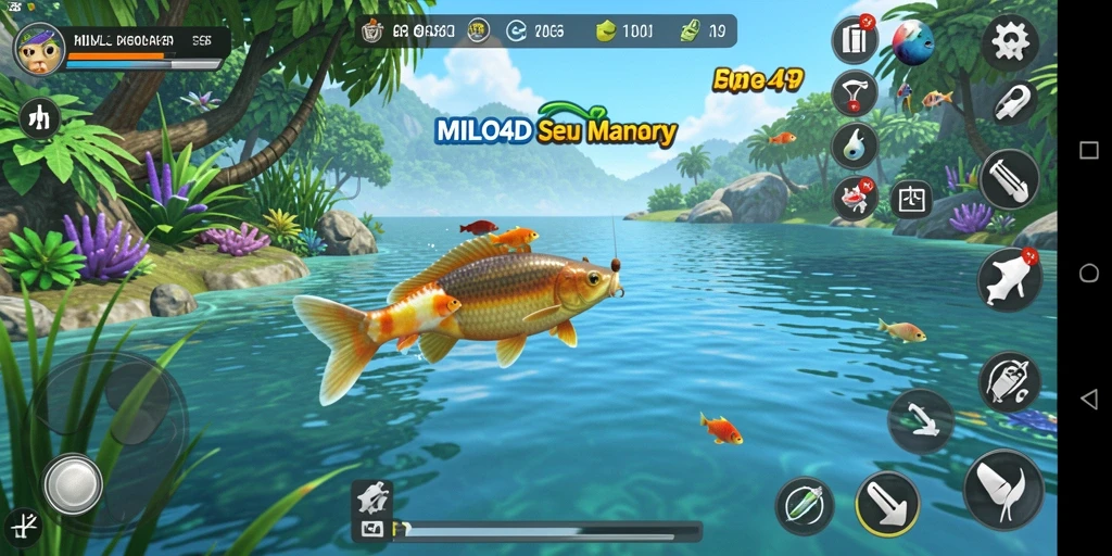 Tangkapan ikan besar dalam permainan memancing MILO4D.