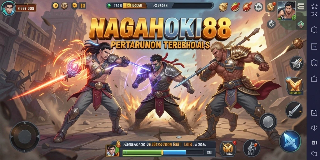 Gameplay menegangkan dari NAGAHOKI88 dalam pertempuran Battle Royale.
