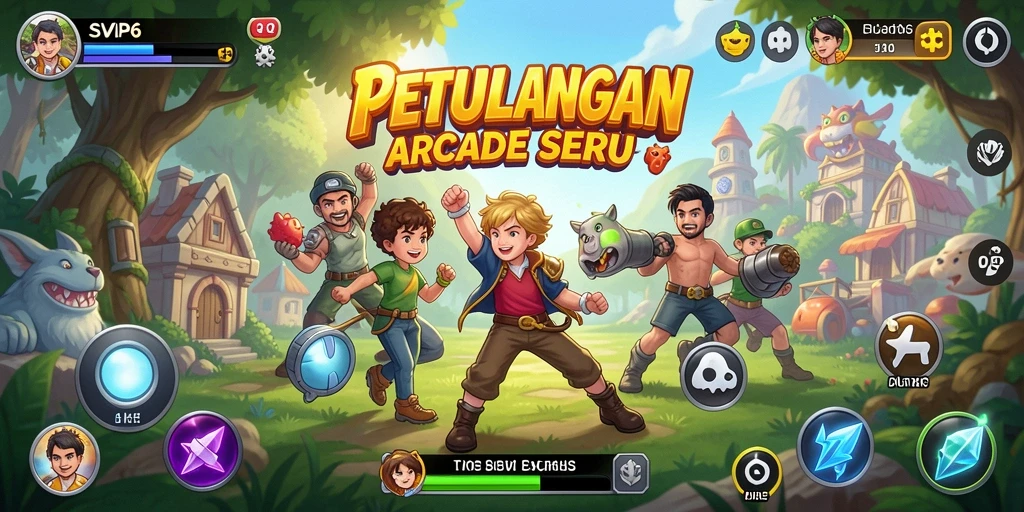 Tampilan menarik dari gameplay SVIP6 yang penuh aksi.