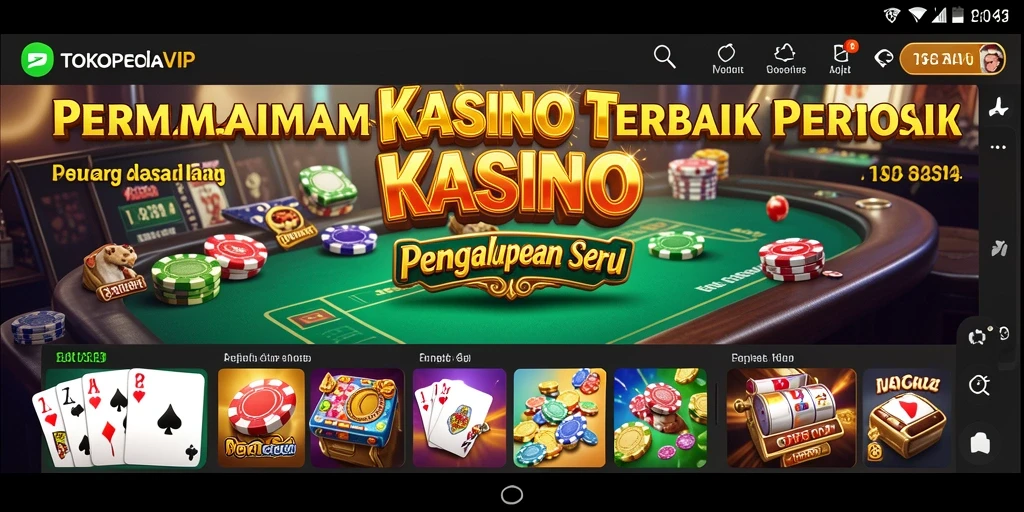 Tampilan gameplay menarik di TOKOPEDIAVIP yang memukau.